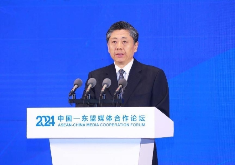 王藝華致辭。中國(guó)外文局供圖