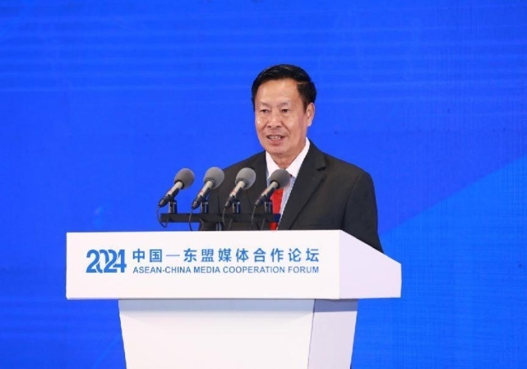 坡西·喬馬尼馮致辭。中國(guó)外文局供圖