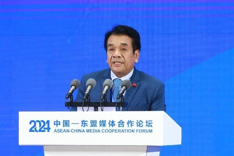 韓桑阿致辭。中國(guó)外文局供圖