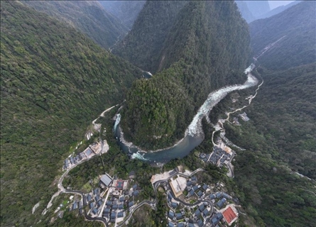 2023年3月10日，云南獨龍江航拍