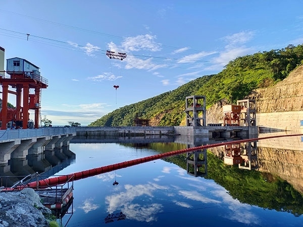 剛果（金）布桑加水電站水庫(kù)。中鐵資源集團(tuán)供圖