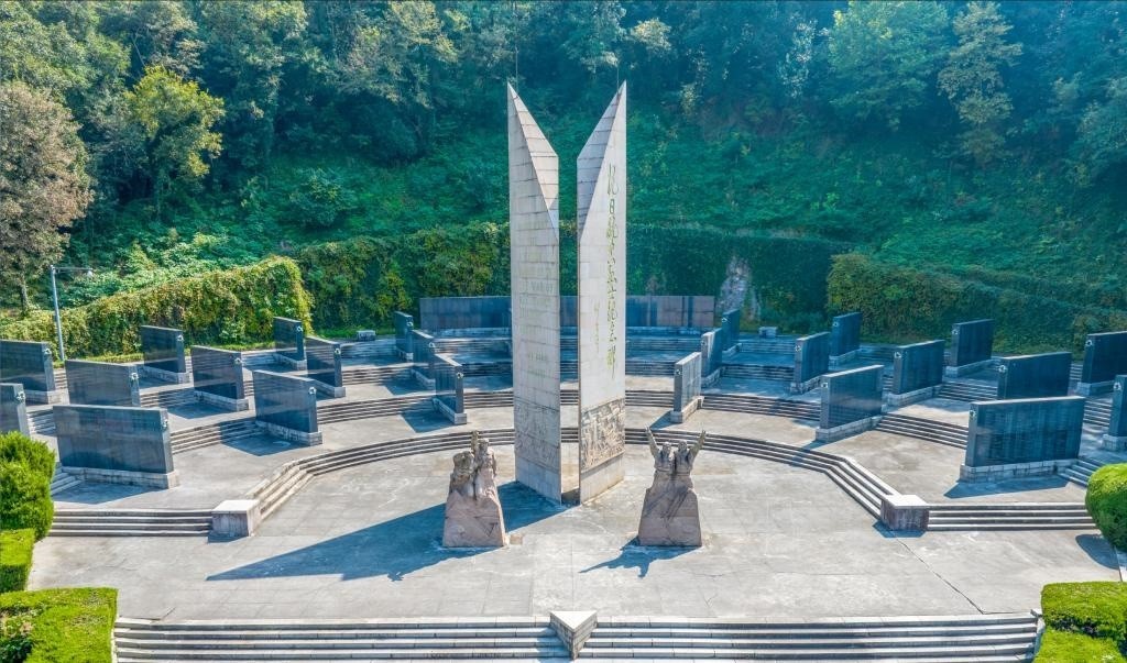 抗日航空英烈紀念碑廣場。（受訪單位供圖）