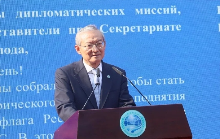 上合組織秘書長張明出席活動并致辭。主辦方供圖