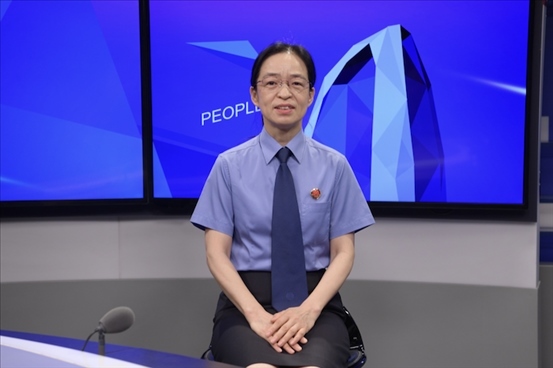 最高人民檢察院行政檢察廳二級(jí)高級(jí)檢察官張立新。人民網(wǎng)記者 王曉嘯攝