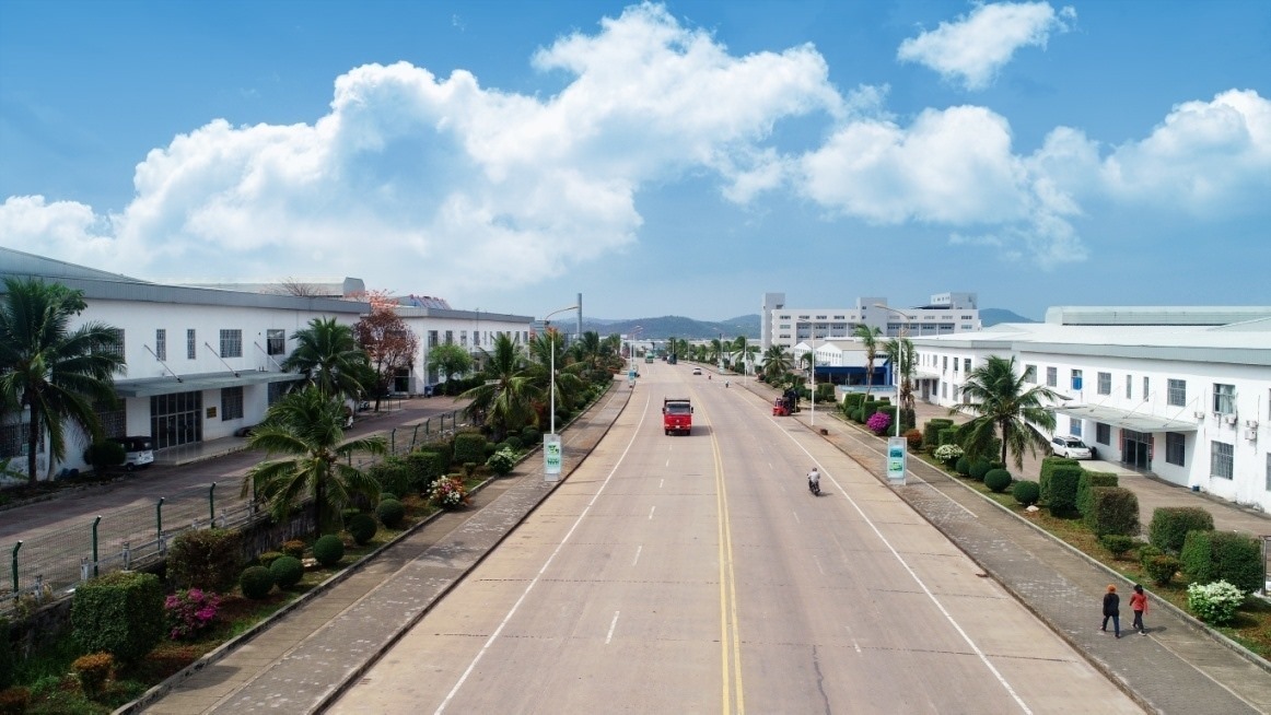 西哈努克港經(jīng)濟(jì)特區(qū)園區(qū)。西港特區(qū)公司供圖