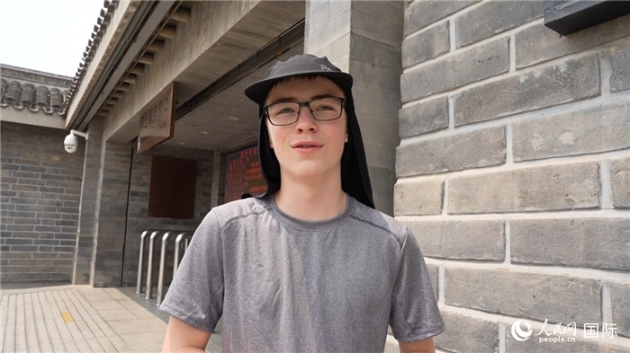 圖為德國籍游客埃里克·西伯特。人民網(wǎng)記者 吳超嵐攝