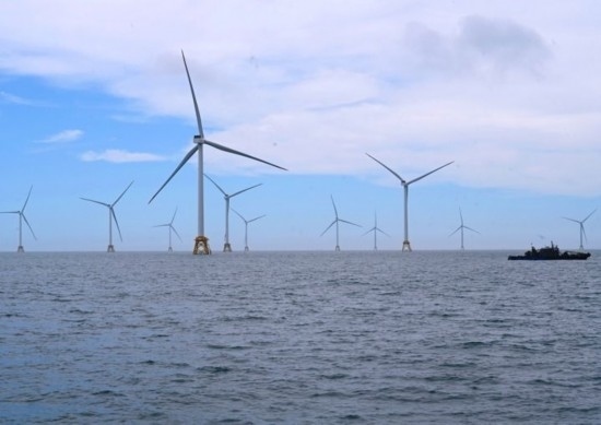 2024年6月19日拍攝的三峽集團漳浦二期海上風(fēng)電項目。新華社記者 林善傳 攝