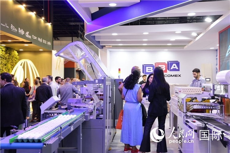 巴西國際動物蛋白展覽會現(xiàn)場。人民網(wǎng)記者 時元皓攝