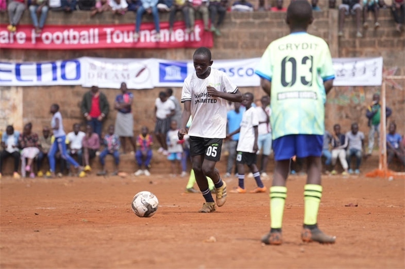 足球比賽現(xiàn)場(chǎng)。主辦方供圖