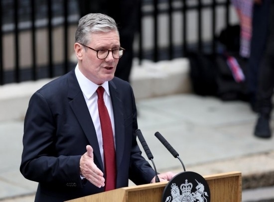  圖為英國首相斯塔默資料照片。（新華社記者李穎攝）