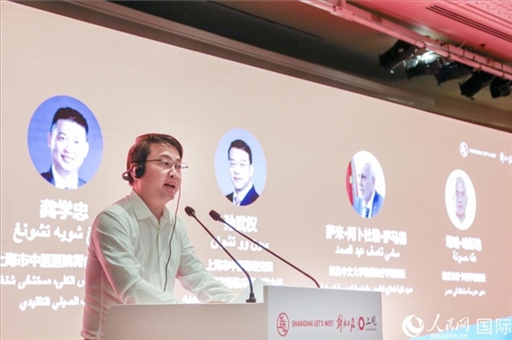 龔學忠在發(fā)言中。人民網(wǎng)記者 黃培昭攝