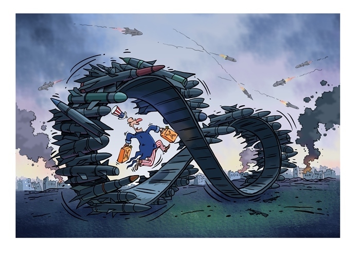 漫畫作者：馬宏亮（人民網(wǎng)版權(quán)圖片，未經(jīng)授權(quán)請勿轉(zhuǎn)載。）