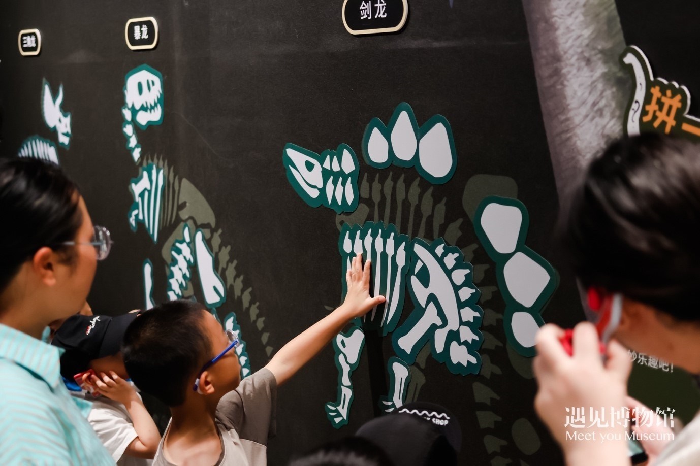 5. “2億年的地球記憶——恐龍化石特展”互動區(qū)域。遇見博物館供圖