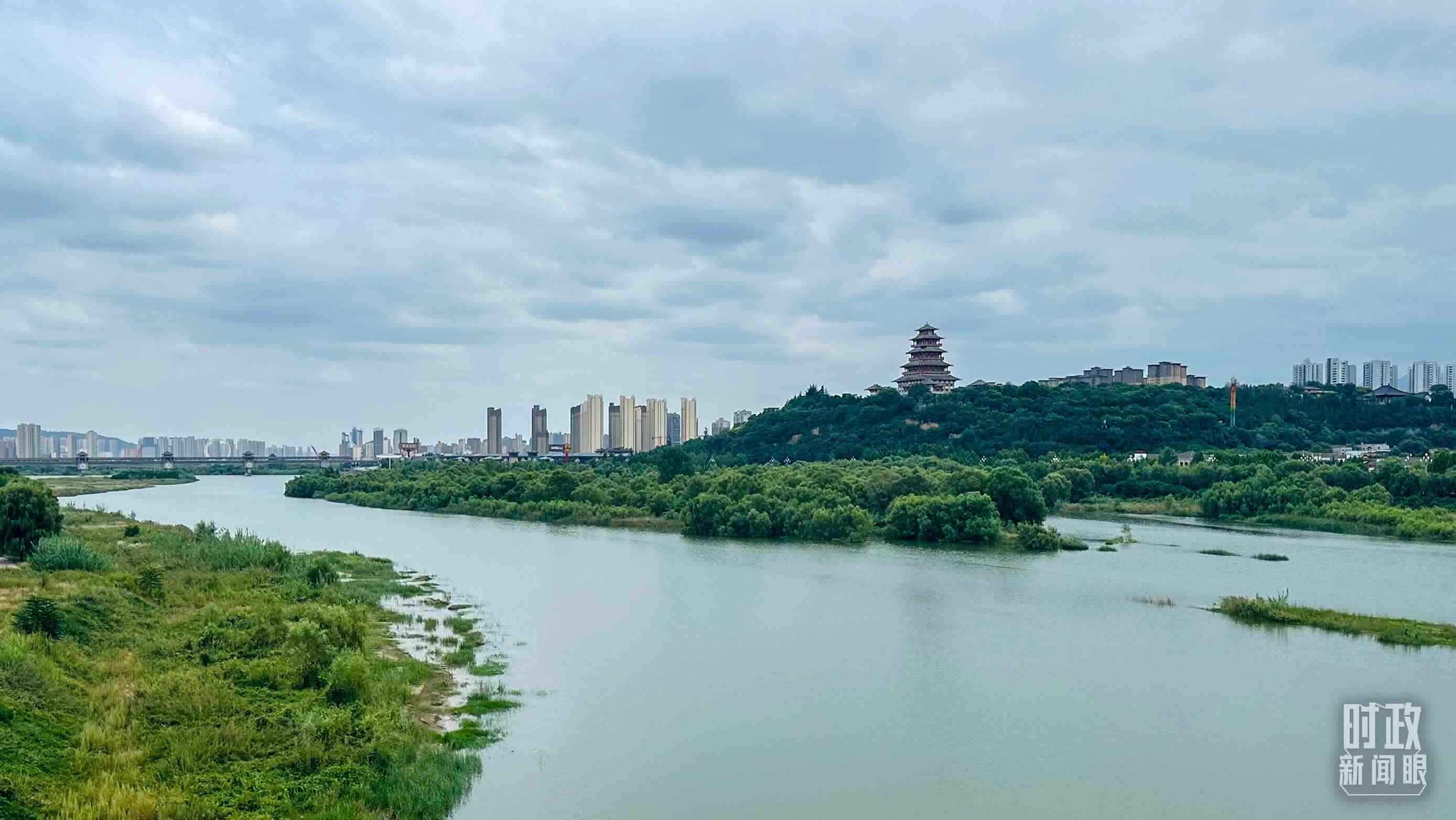 △ 渭河。（總臺央視記者范一鳴拍攝）