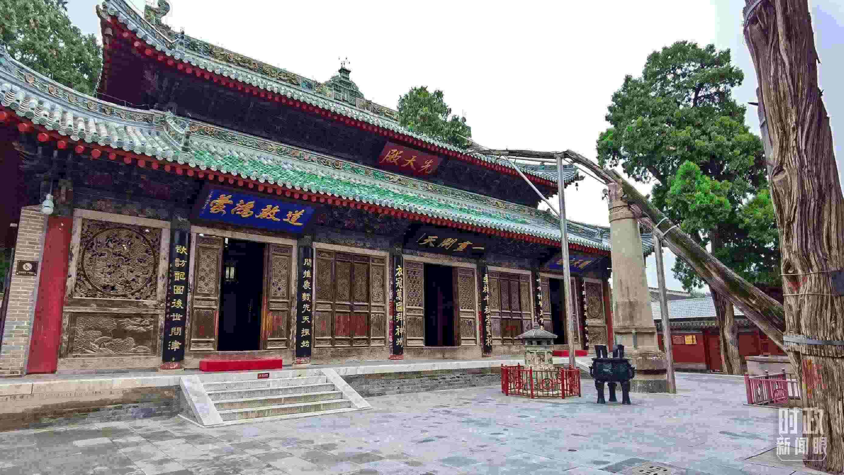 △ 伏羲廟。（總臺央視記者郭鴻拍攝）