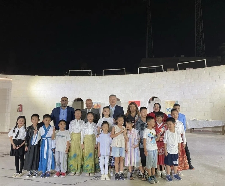 活動(dòng)現(xiàn)場(chǎng)合影。開羅中國文化中心供圖