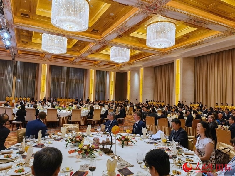 慶祝中俄建交75周年招待會在京舉行。人民網(wǎng)記者 李明琪攝