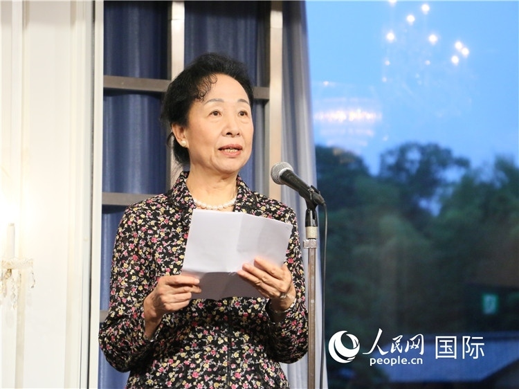 中國商務(wù)部原部長助理郭莉致辭。人民網(wǎng) 許可攝