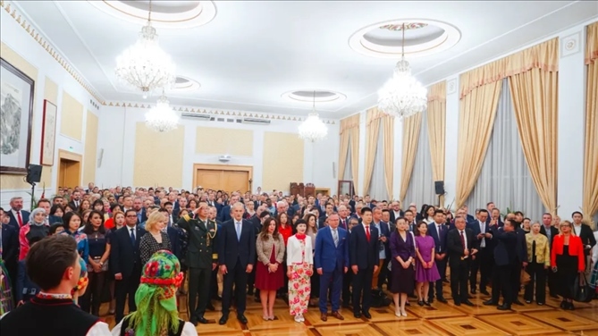 招待會現(xiàn)場。中國駐波蘭大使館供圖