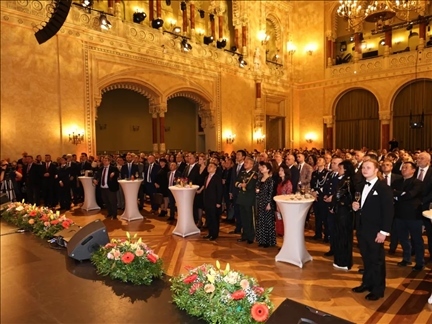 招待會現場。中國駐匈牙利大使館供圖