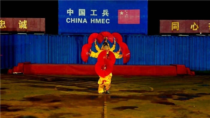 中國(guó)傳統(tǒng)文化節(jié)目表演。孫千攝