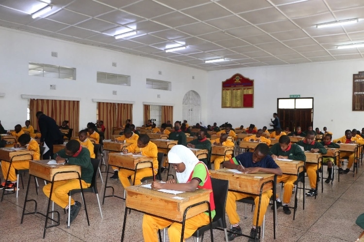 考場(chǎng)現(xiàn)場(chǎng)。埃格頓大學(xué)孔子學(xué)院供圖