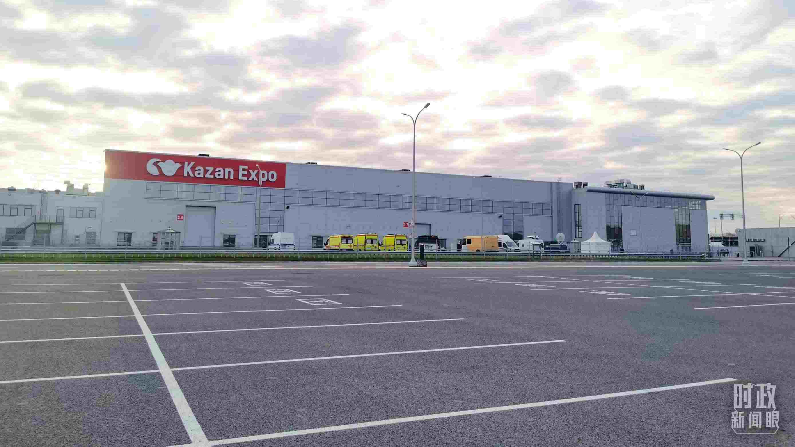 △ 喀山會(huì)展中心。（總臺(tái)央視記者曹亞星拍攝）