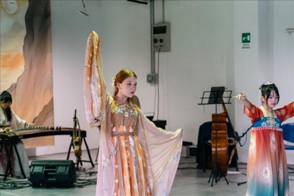 交流活動現(xiàn)場。 中國駐意大利使館供圖