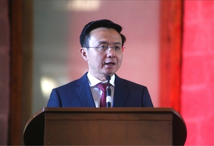 張潤致辭。主辦方供圖