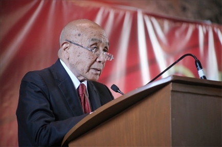 李子文致辭。主辦方供圖