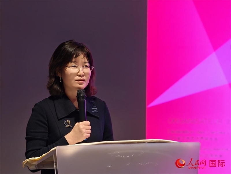 遼寧省文聯(lián)黨組書記、主席邵玉英致辭。人民網(wǎng)記者 于超凡攝