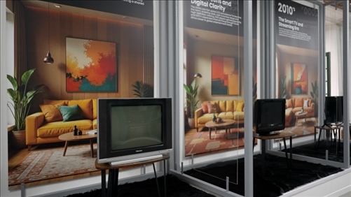 海信顯示技術(shù)展示畫作。海信南非公司供圖