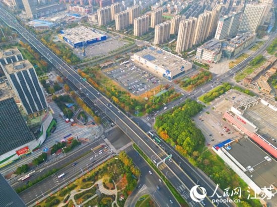 崇川區(qū)北大街便民商圈。人民網(wǎng)記者 王繼亮攝