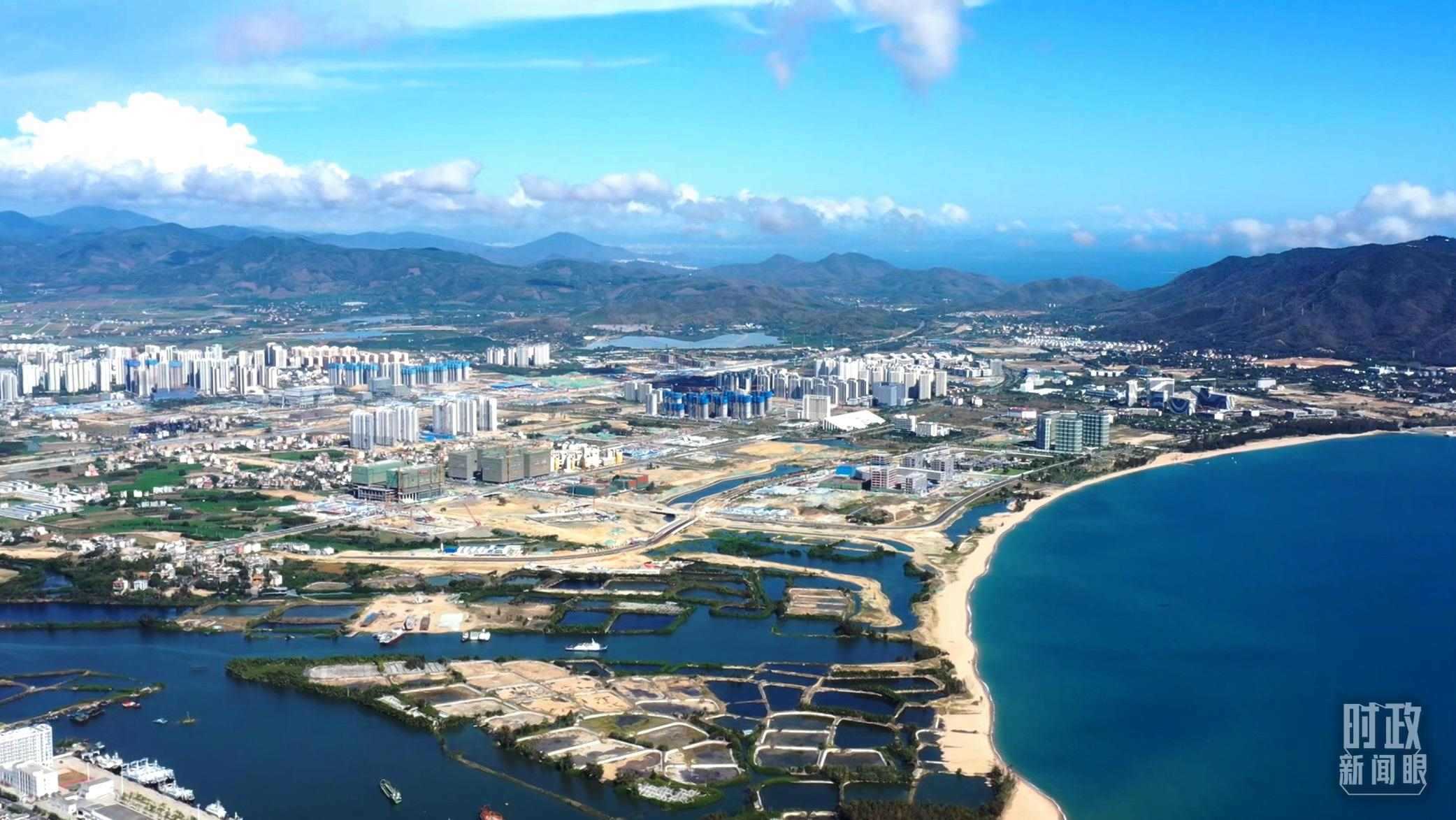 海南崖州灣科技城。（總臺記者張偉克拍攝）