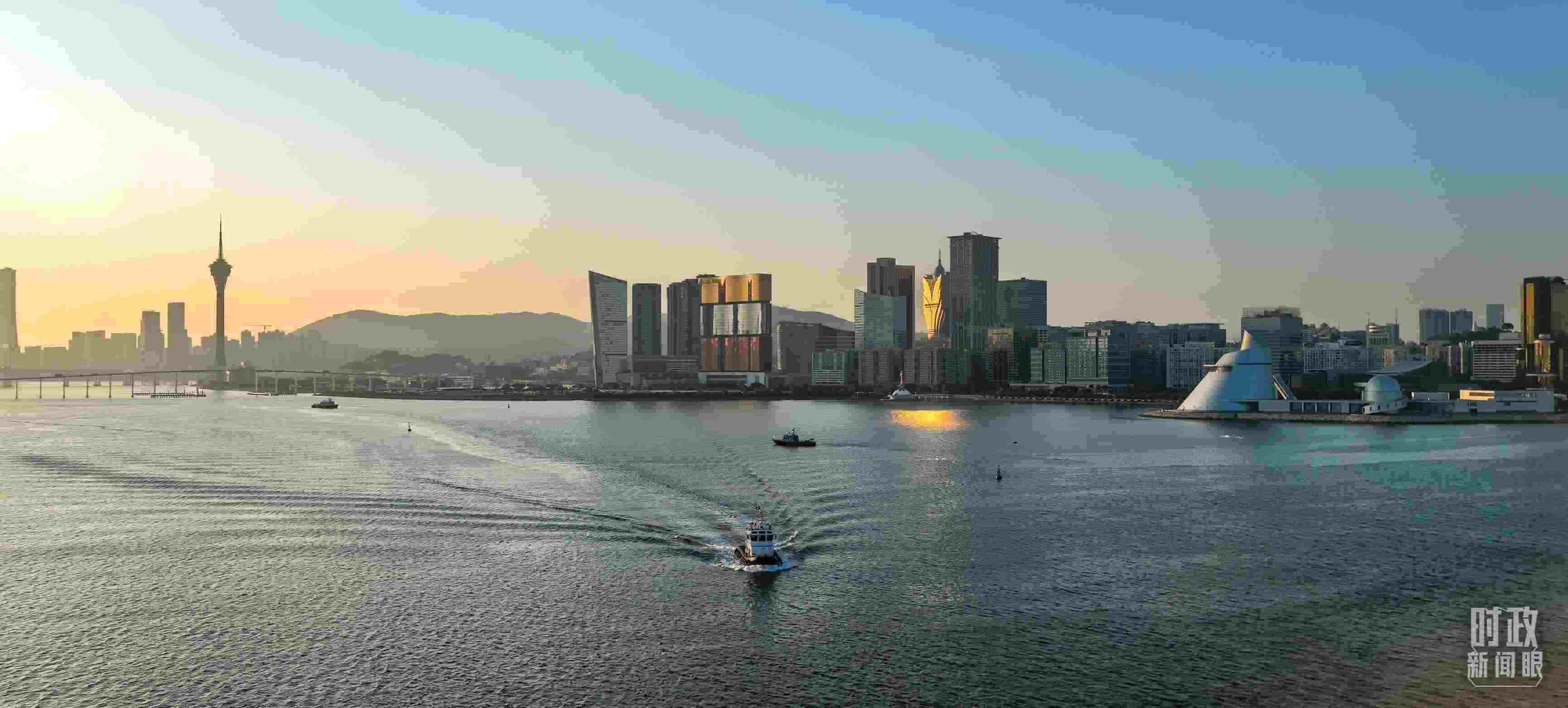 △澳門風光。（總臺央視記者王子杭拍攝）