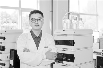 郭凱在實驗室。 受訪者供圖