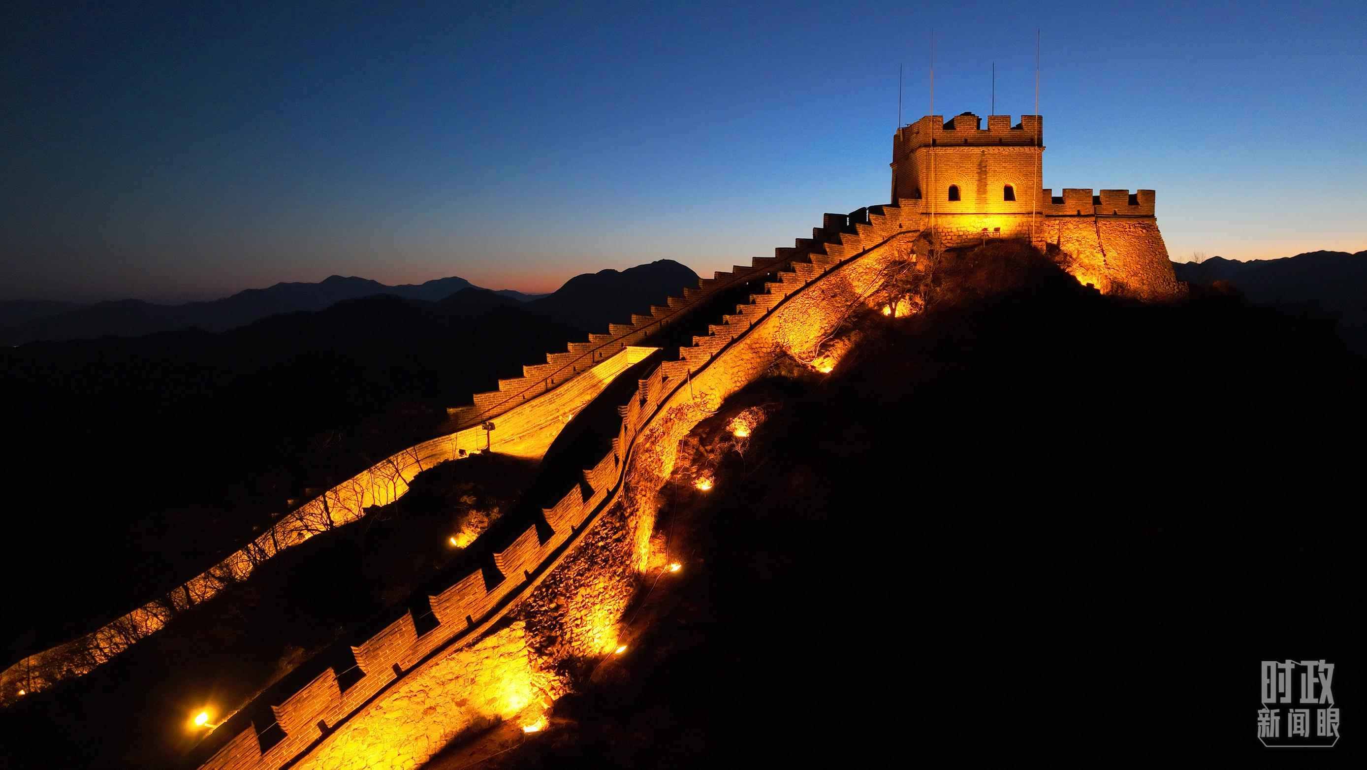 △北京居庸關(guān)長(zhǎng)城。（總臺(tái)央視記者范凱拍攝）