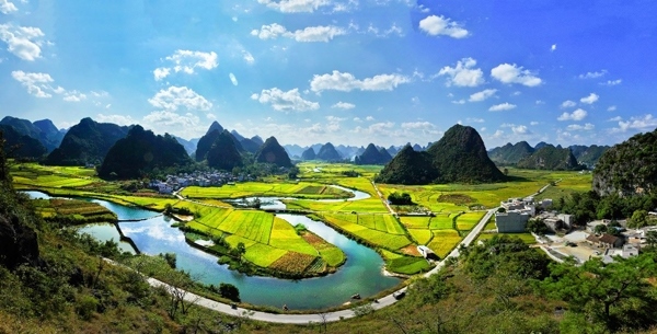 廣西天等都康田園風光。主辦方供圖