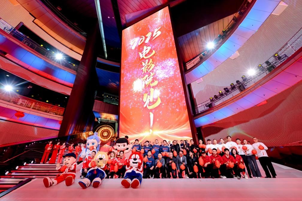 2025年春節(jié)檔電影主創(chuàng)合影。（圖片由主辦方提供）