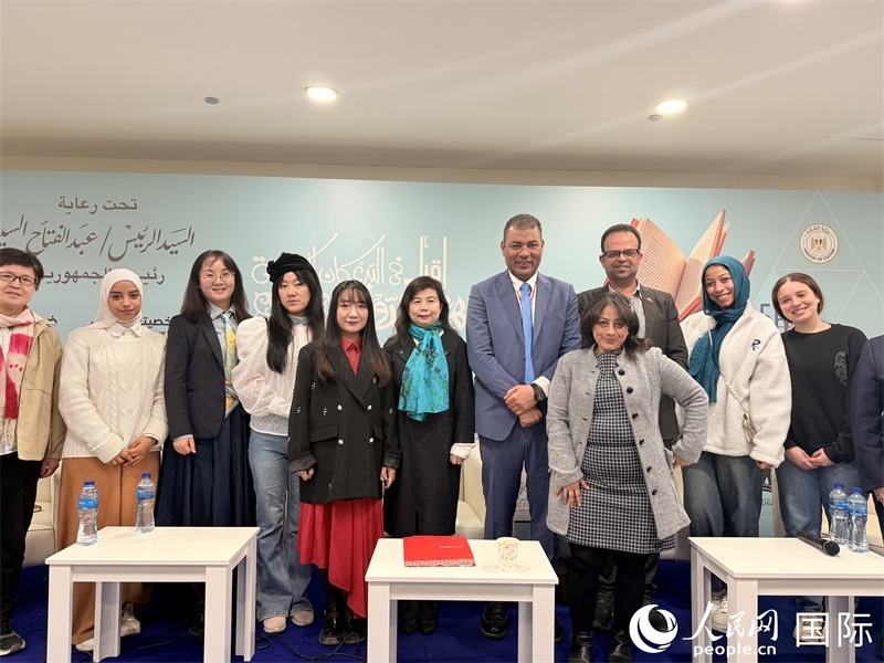 “中國(guó)與埃及：古往今來(lái)的聯(lián)系”主題分享會(huì)，人民網(wǎng)記者黃培昭攝