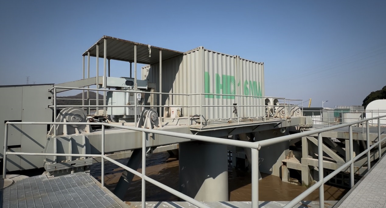 LHD潮流能發(fā)電站。人民網(wǎng)記者 王紹紹攝