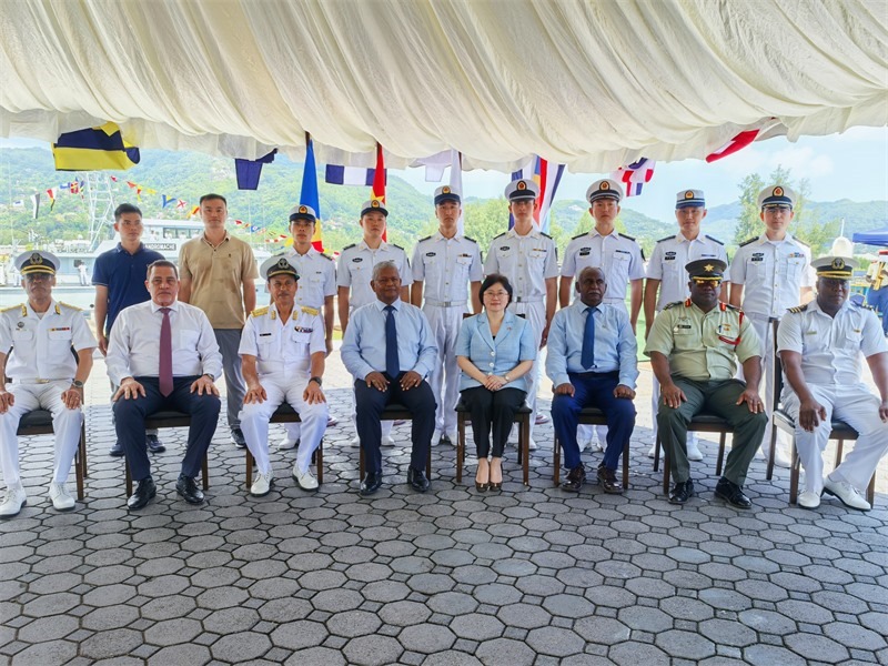 儀式現(xiàn)場。中國駐塞舌爾大使館供圖