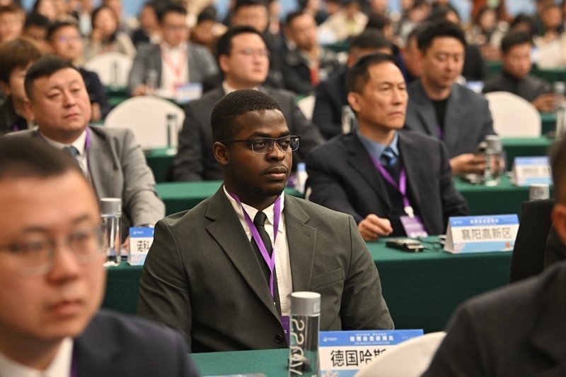 外企代表參加“進(jìn)博會(huì)走進(jìn)湖北”活動(dòng)主題推介會(huì)。人民網(wǎng)記者 翁奇羽攝