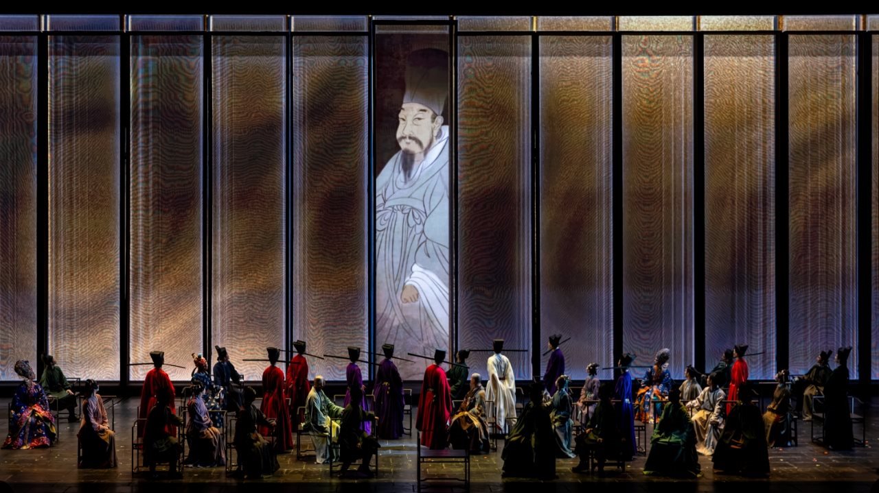 《蘇堤春曉》演出現(xiàn)場。國家話劇院供圖