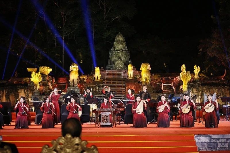 2024年1月13日，在柬埔寨暹粒舉行的“中柬人文交流年”啟動儀式。