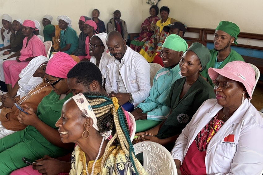 【2】圖為活動現(xiàn)場。中國（山西）第24批援喀麥隆姆巴爾馬尤醫(yī)療隊 供圖