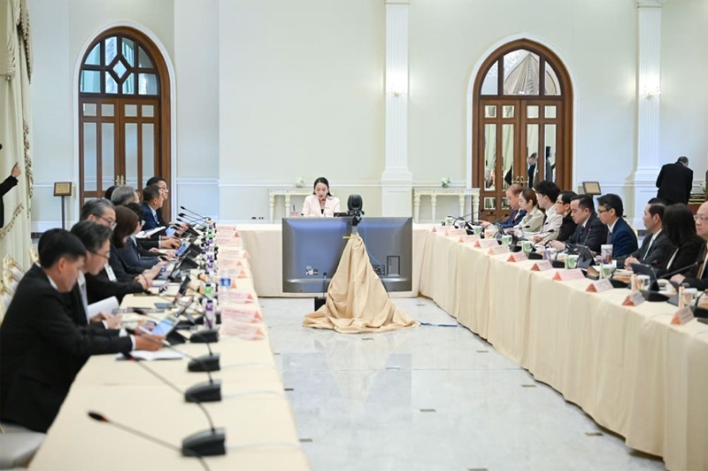 會議現(xiàn)場。泰國總理府供圖