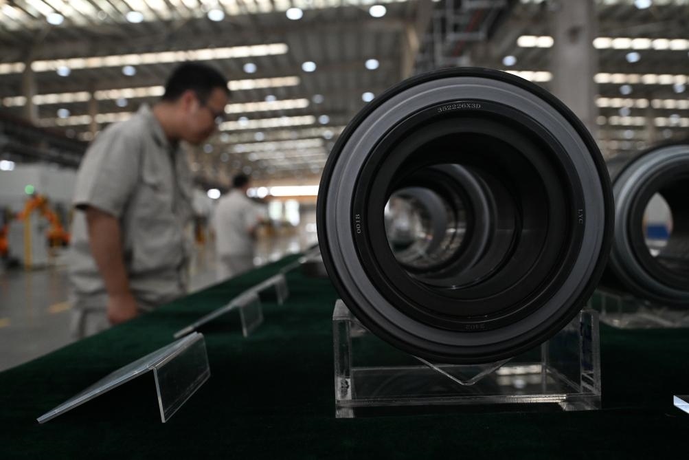 這是洛陽軸承集團股份有限公司生產(chǎn)的軸承產(chǎn)品。新華社記者 李嘉南 攝