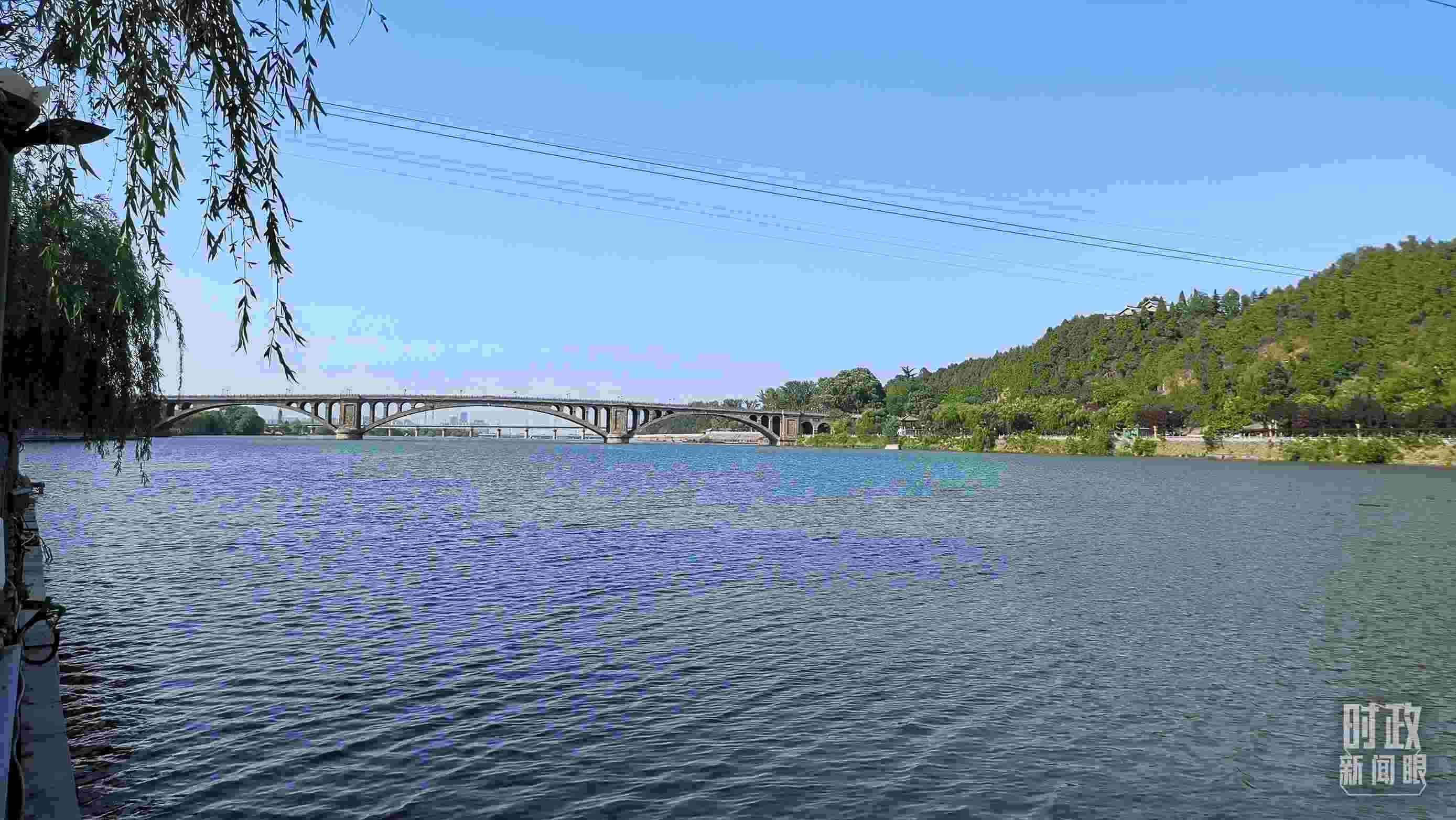 △伊河。（總臺(tái)央視記者范一鳴拍攝）