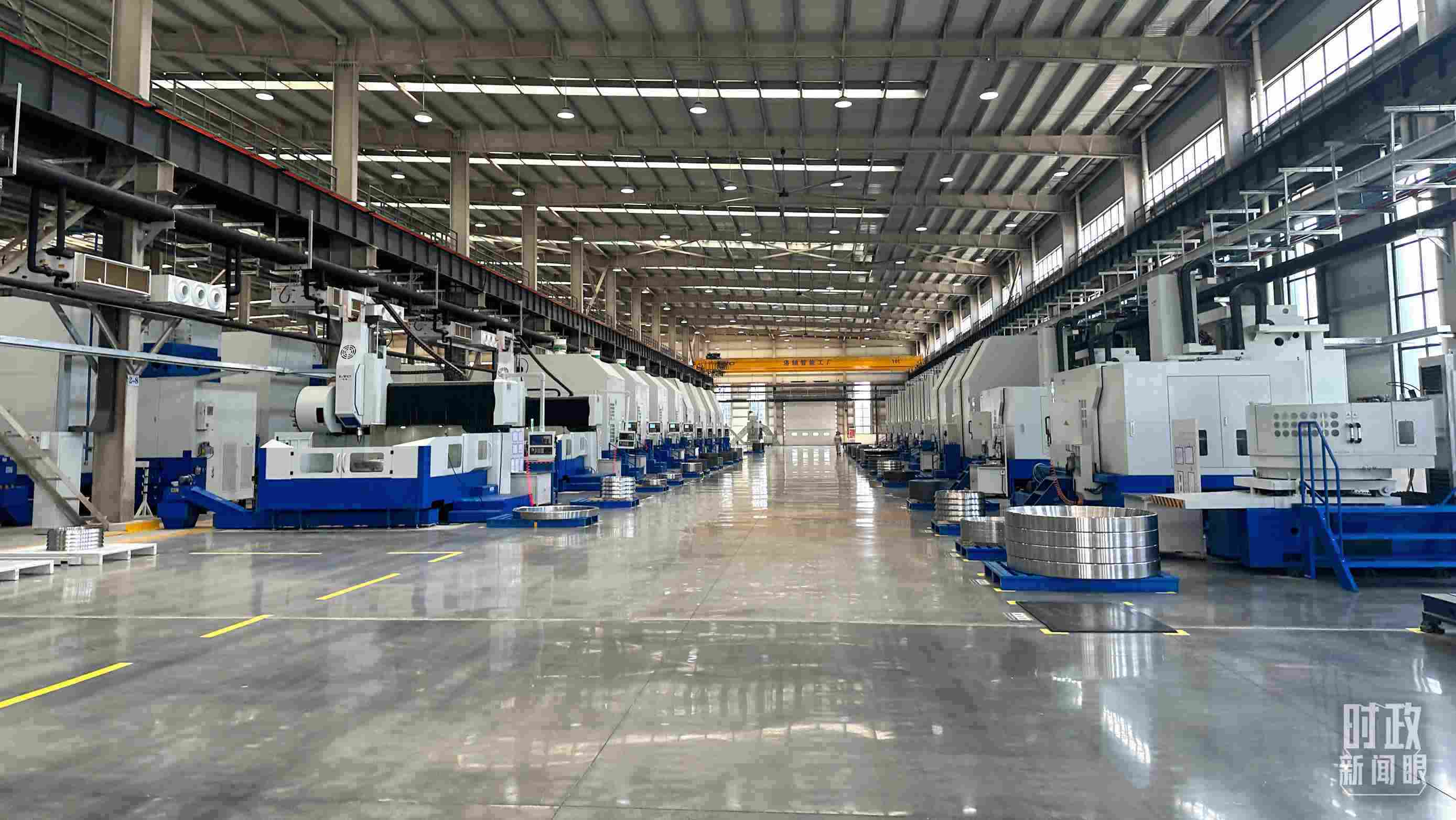 △洛軸智能工廠。（總臺(tái)央視記者趙化拍攝）
